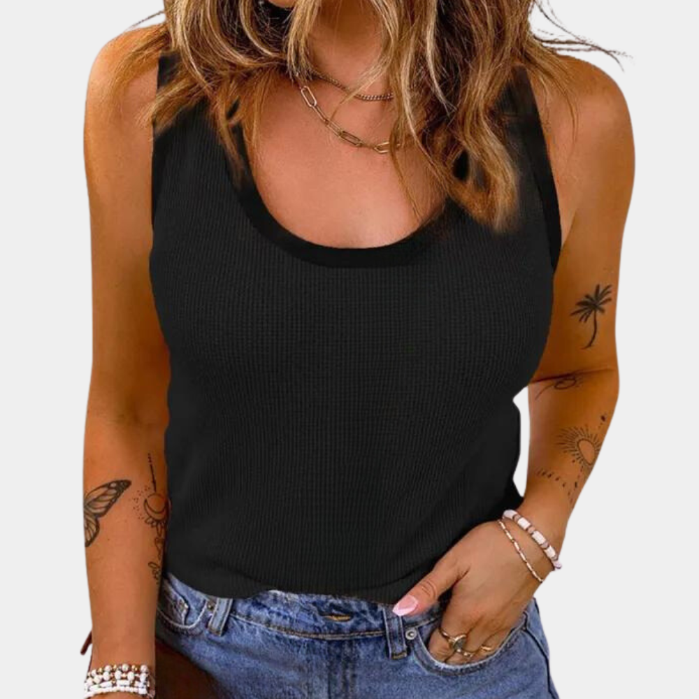 Darlene - Geripptes Tank-Top für Frauen - Lässig & atmungsactive