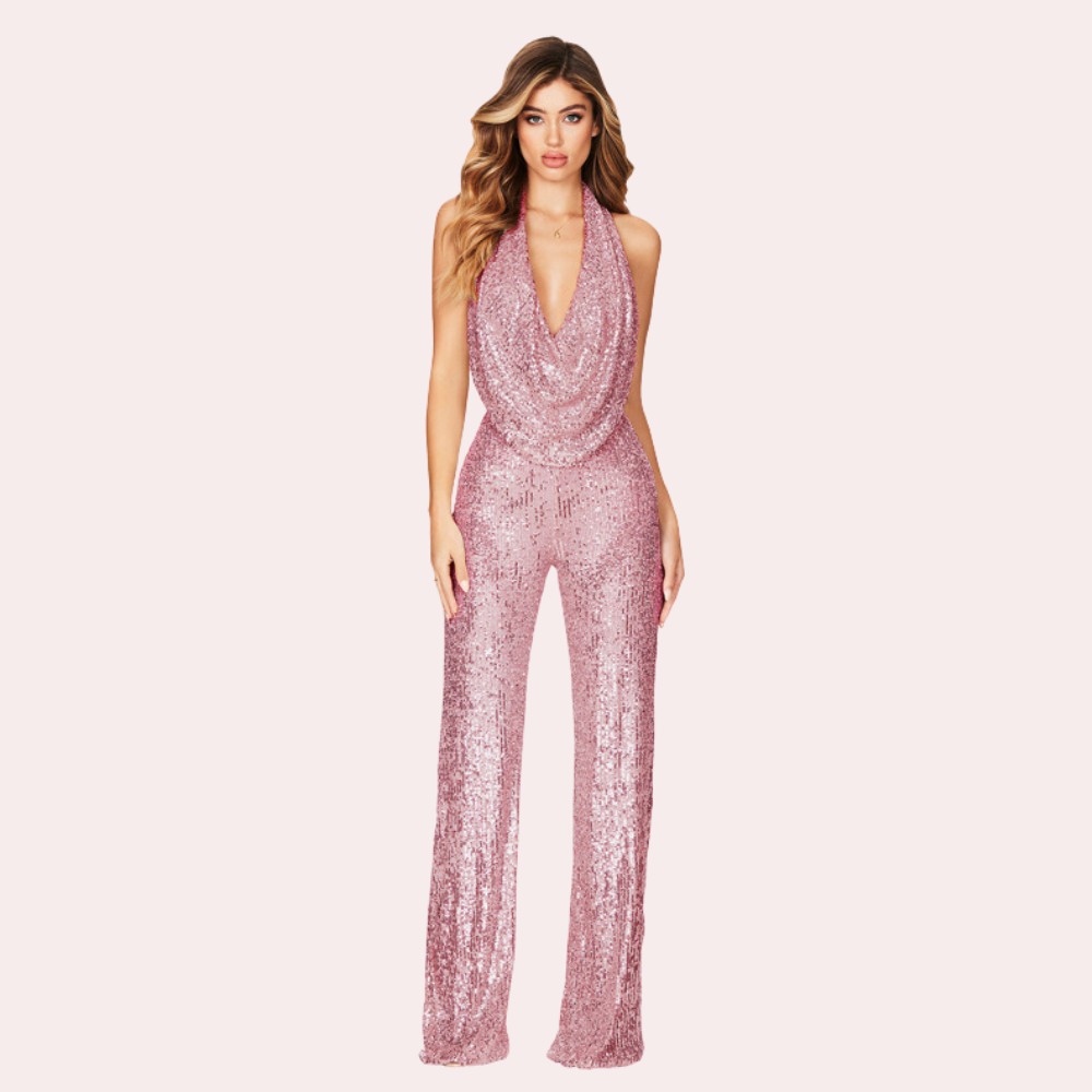 Eoghan - Glamouröser Jumpsuit mit dezentem Glitzer