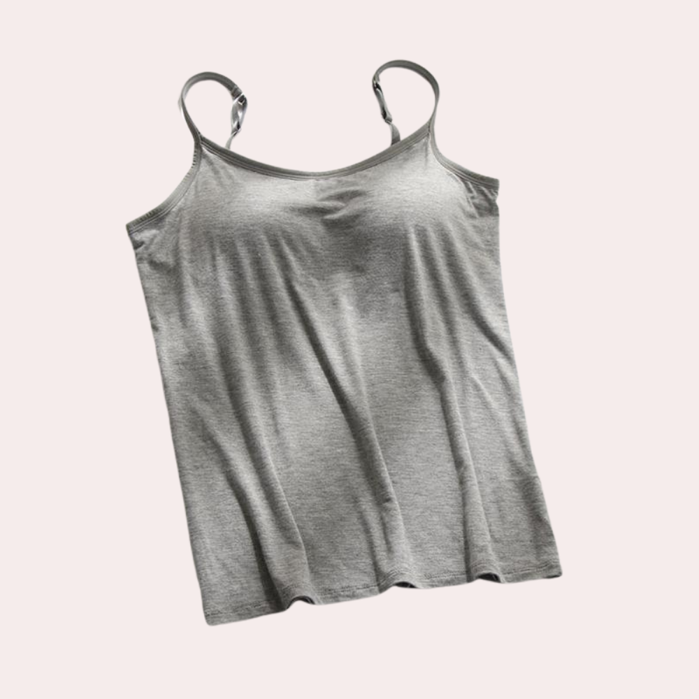 Bequemes gepolstertes Tank-Top für