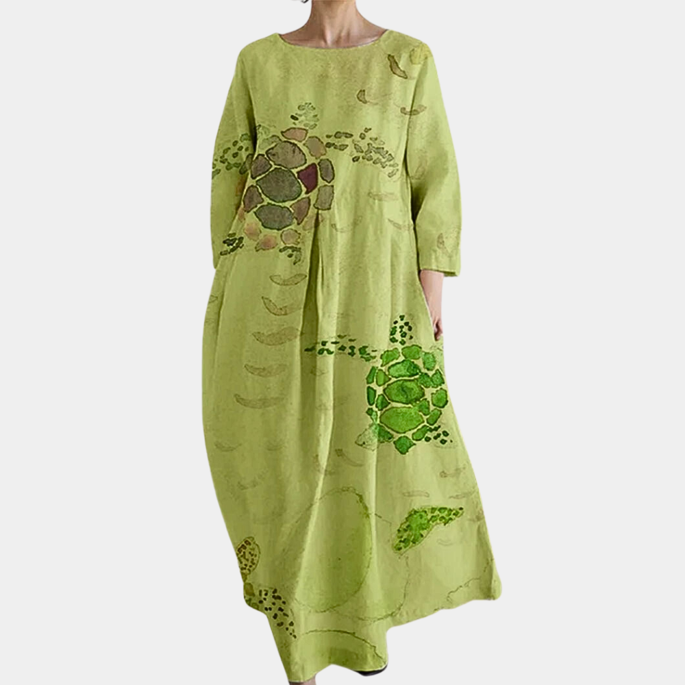 Buntes Freizeitkleid für Frauen