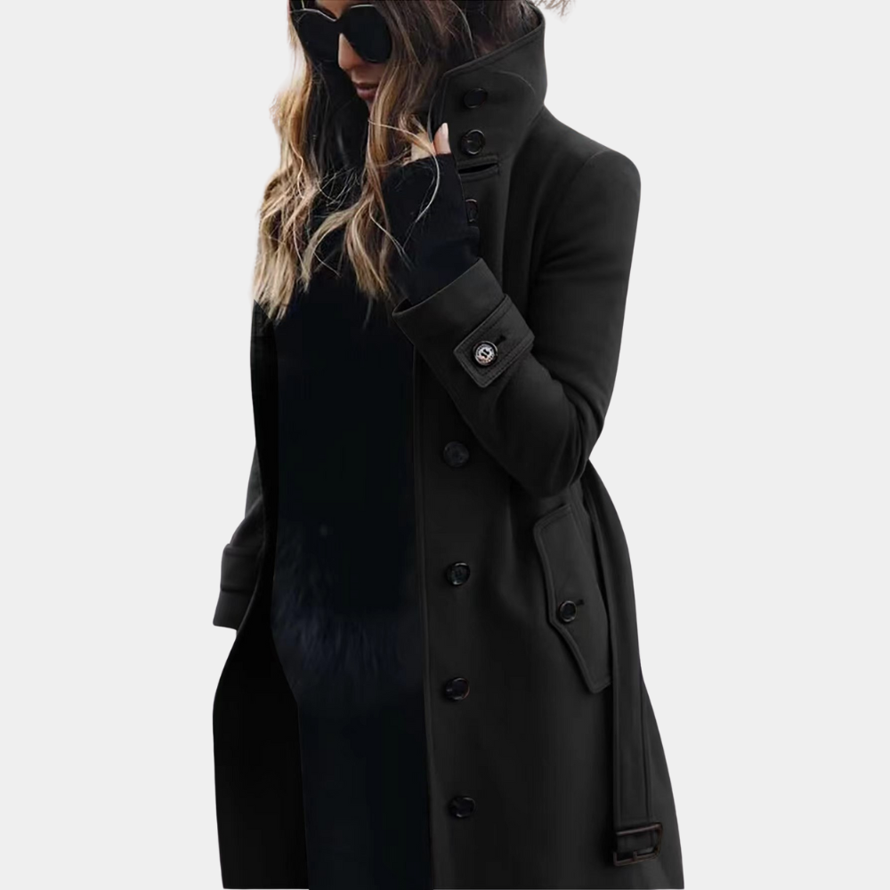 Stilvoller und warmer Winter-Trenchcoat für Frauen