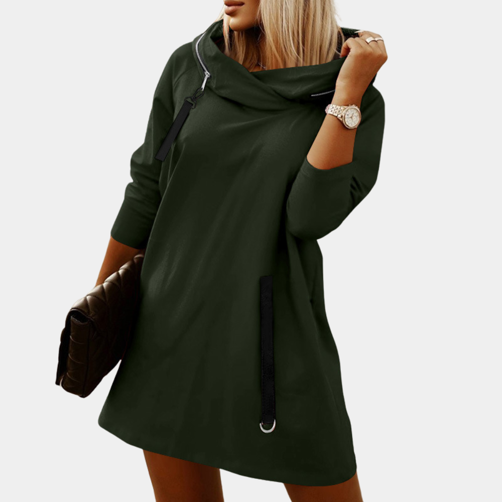 Stylisches Kapuzenkleid für Frauen