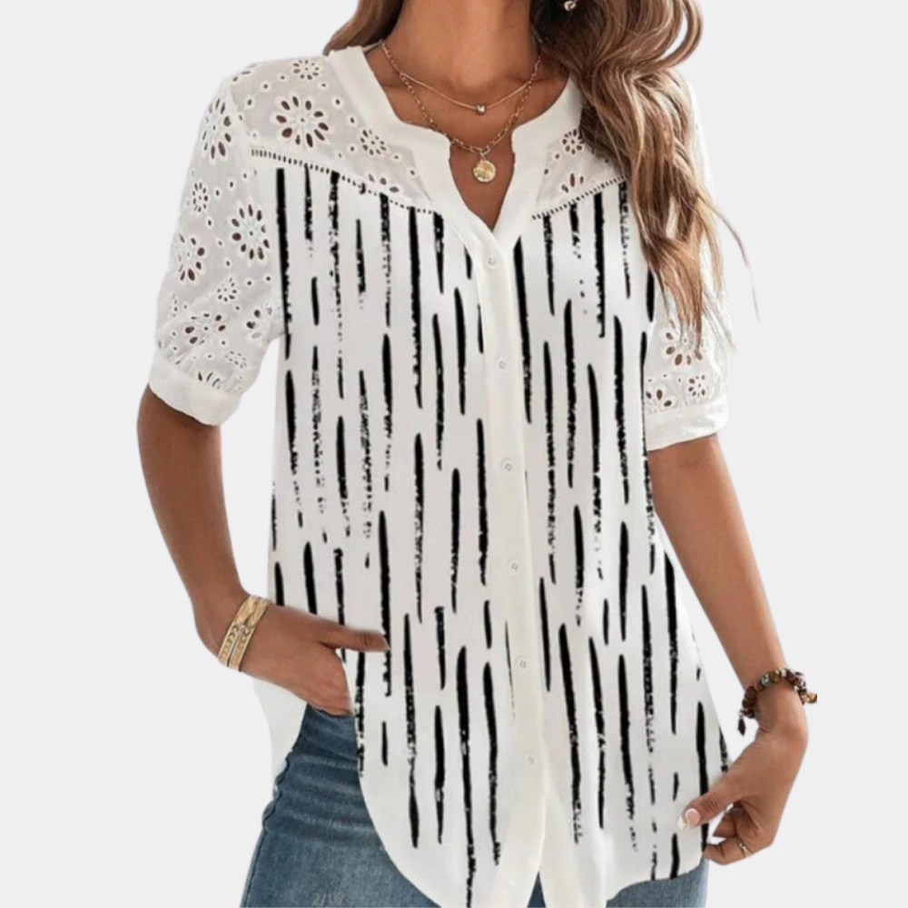 Bequemes, locker sitzendes Damen-Top