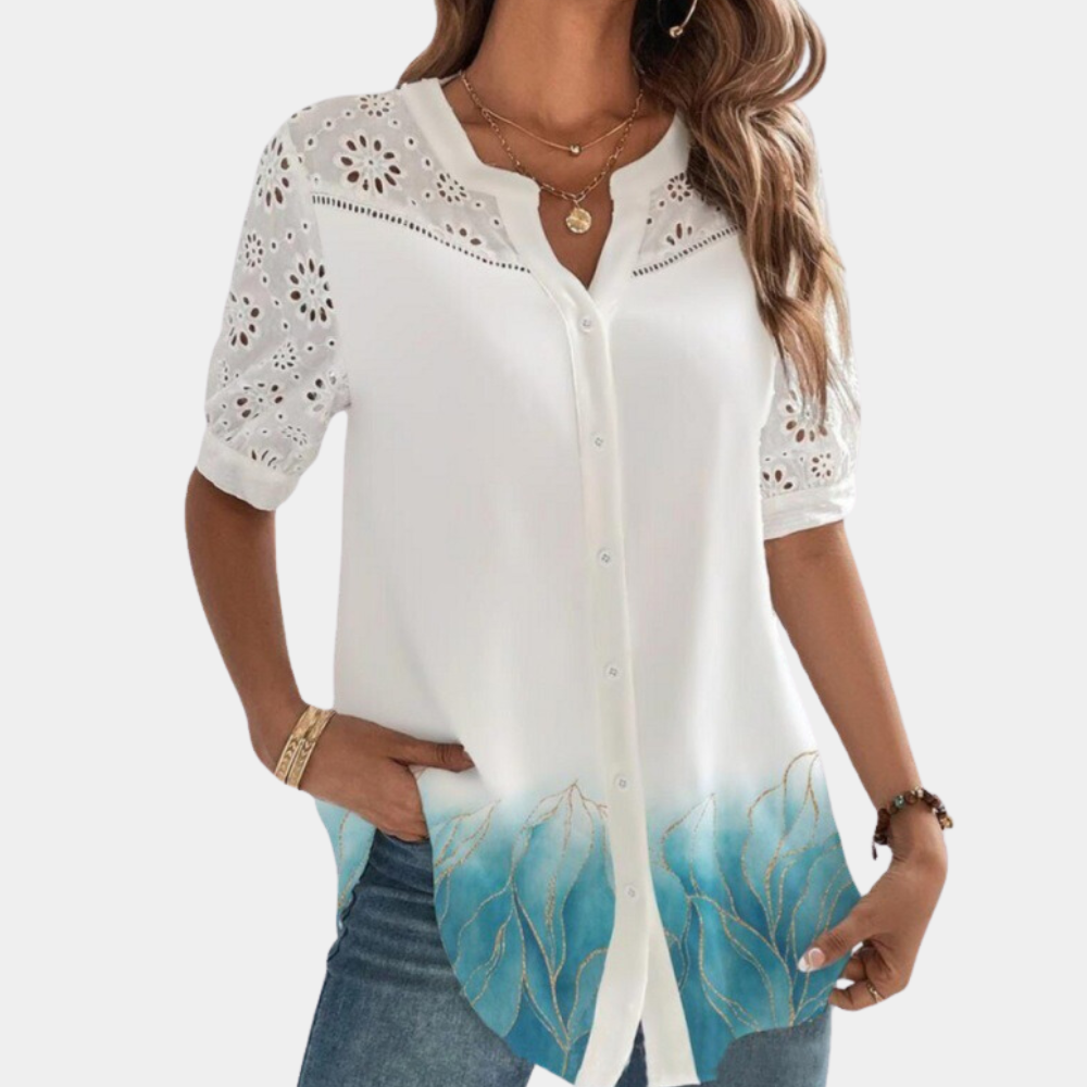 Bequemes, locker sitzendes Damen-Top