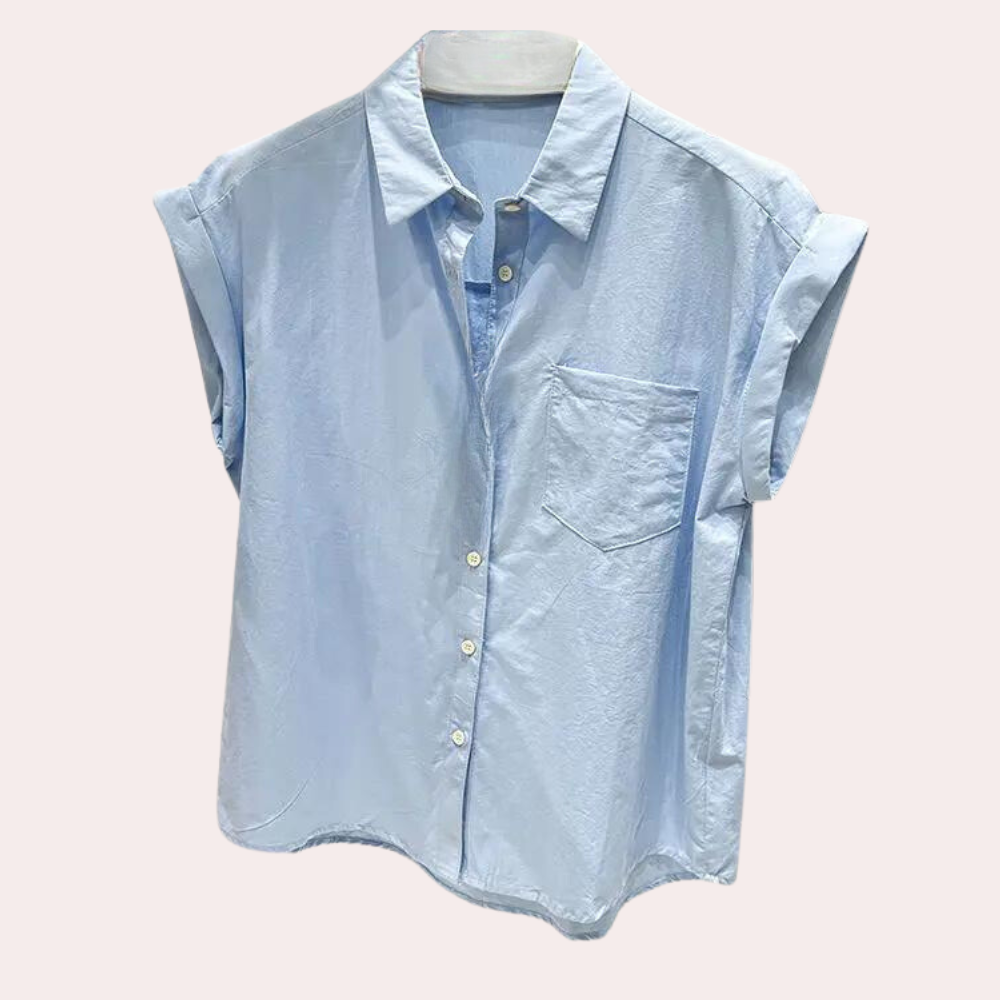Nadya - Sommerliche ärmellose Bluse für Frauen