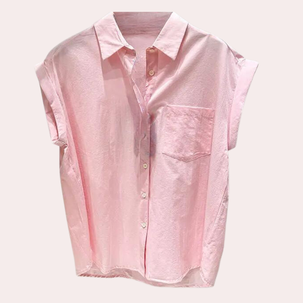 Nadya - Sommerliche ärmellose Bluse für Frauen