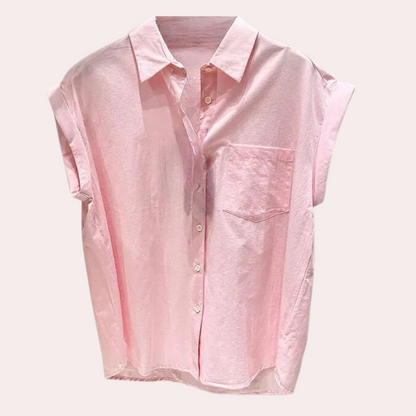 Nadya - Sommerliche ärmellose Bluse für Frauen