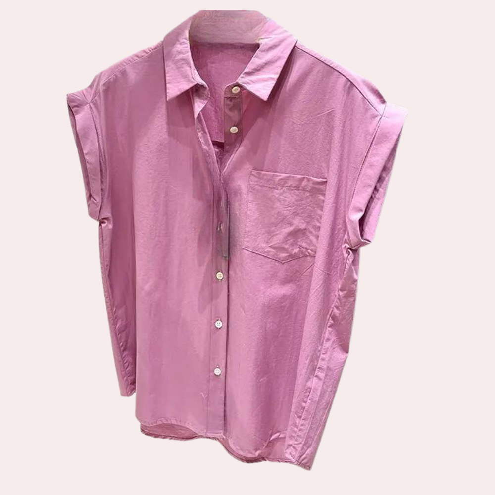 Nadya - Sommerliche ärmellose Bluse für Frauen