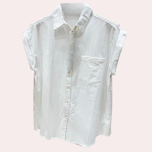 Nadya - Sommerliche ärmellose Bluse für Frauen