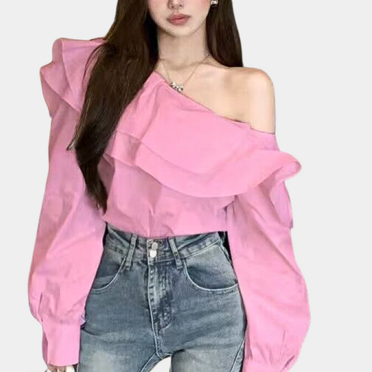 Alena - Elegante Off-Shoulder Bluse für Frauen