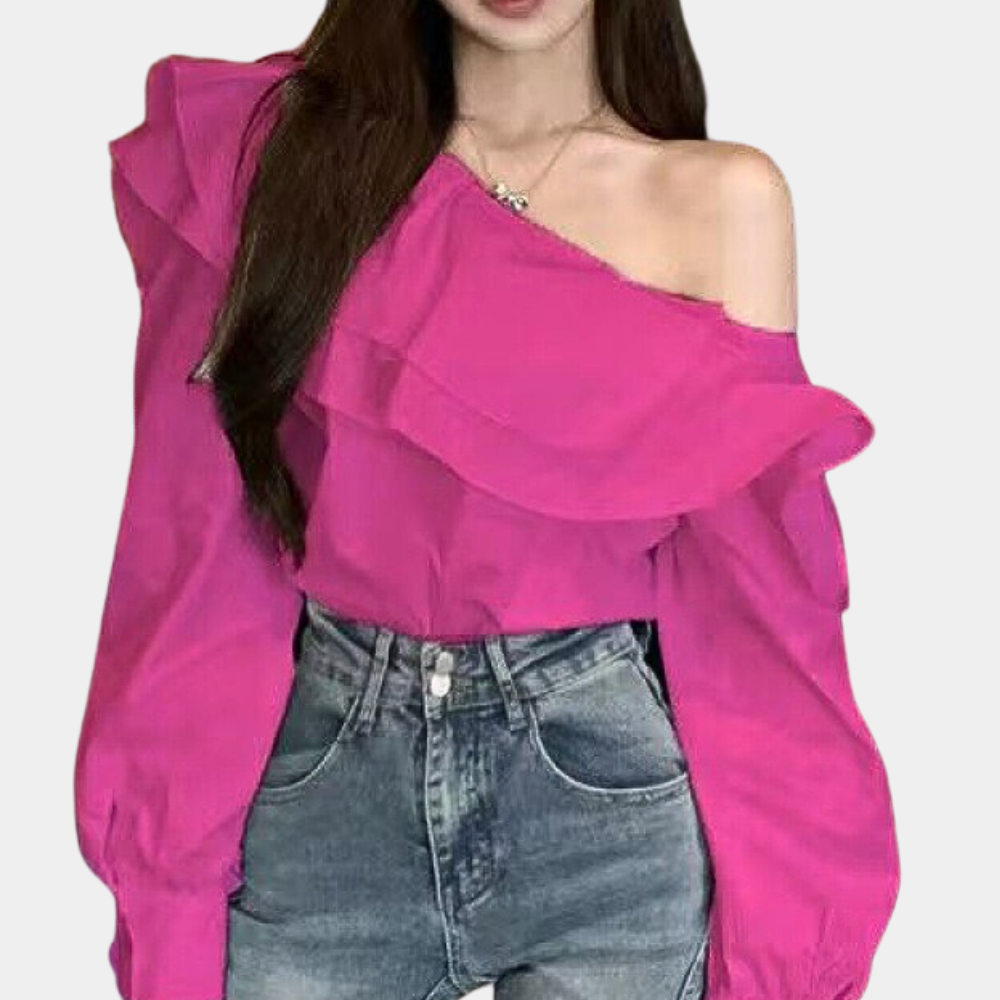 Alena - Elegante Off-Shoulder Bluse für Frauen