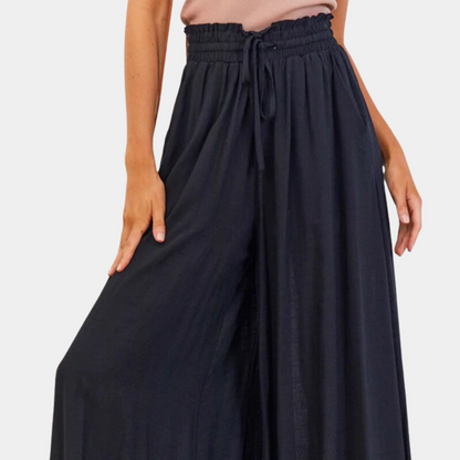 Elegante Hose mit weitem Bein für Damen