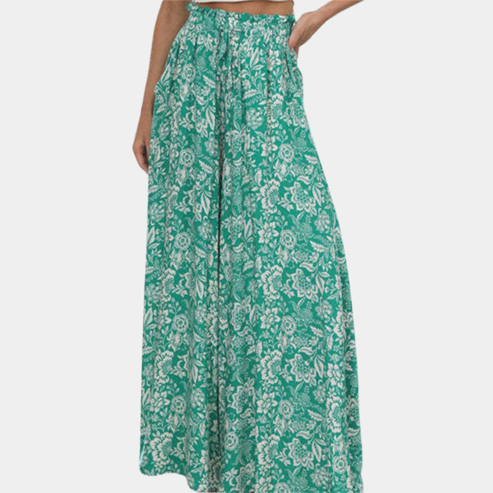 Elegante Hose mit weitem Bein für Damen