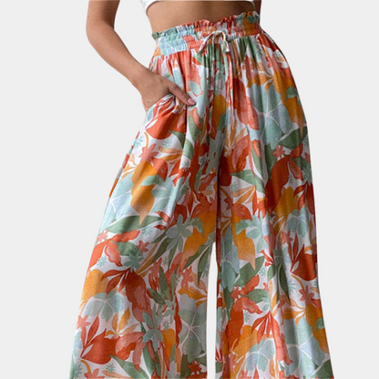 Elegante Hose mit weitem Bein für Damen
