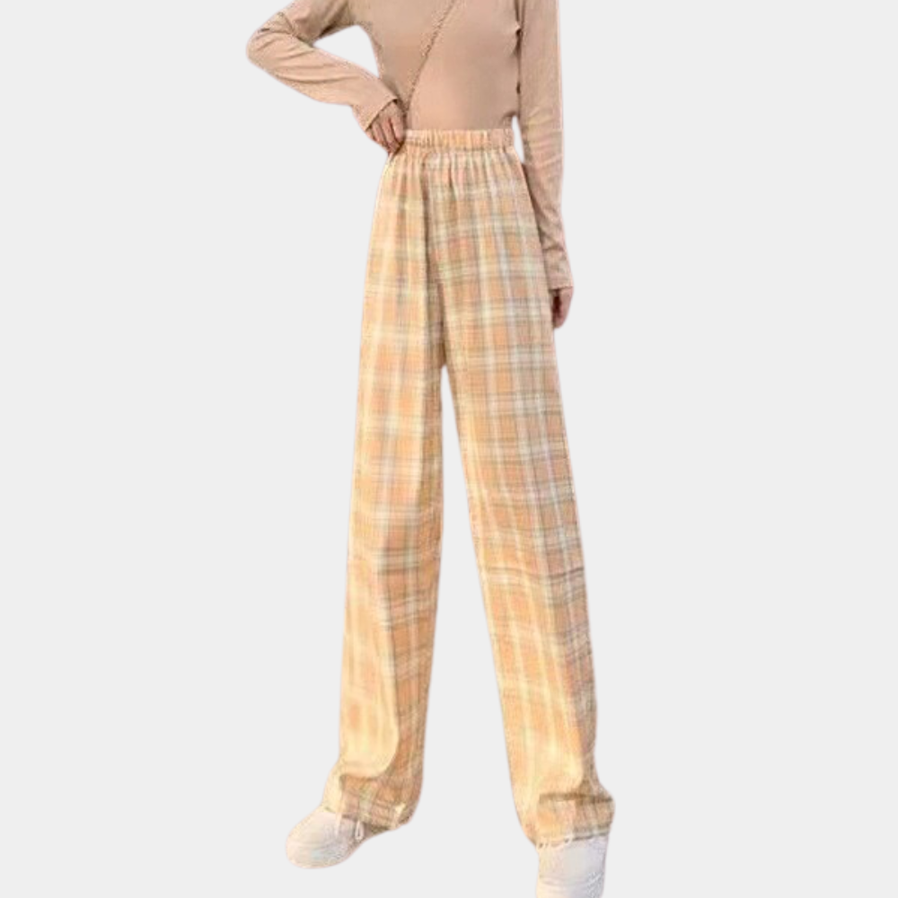 Moderne karierte Hose für Damen
