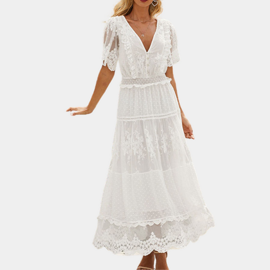Elegantes und klassisches Spitzenkleid für Frauen
