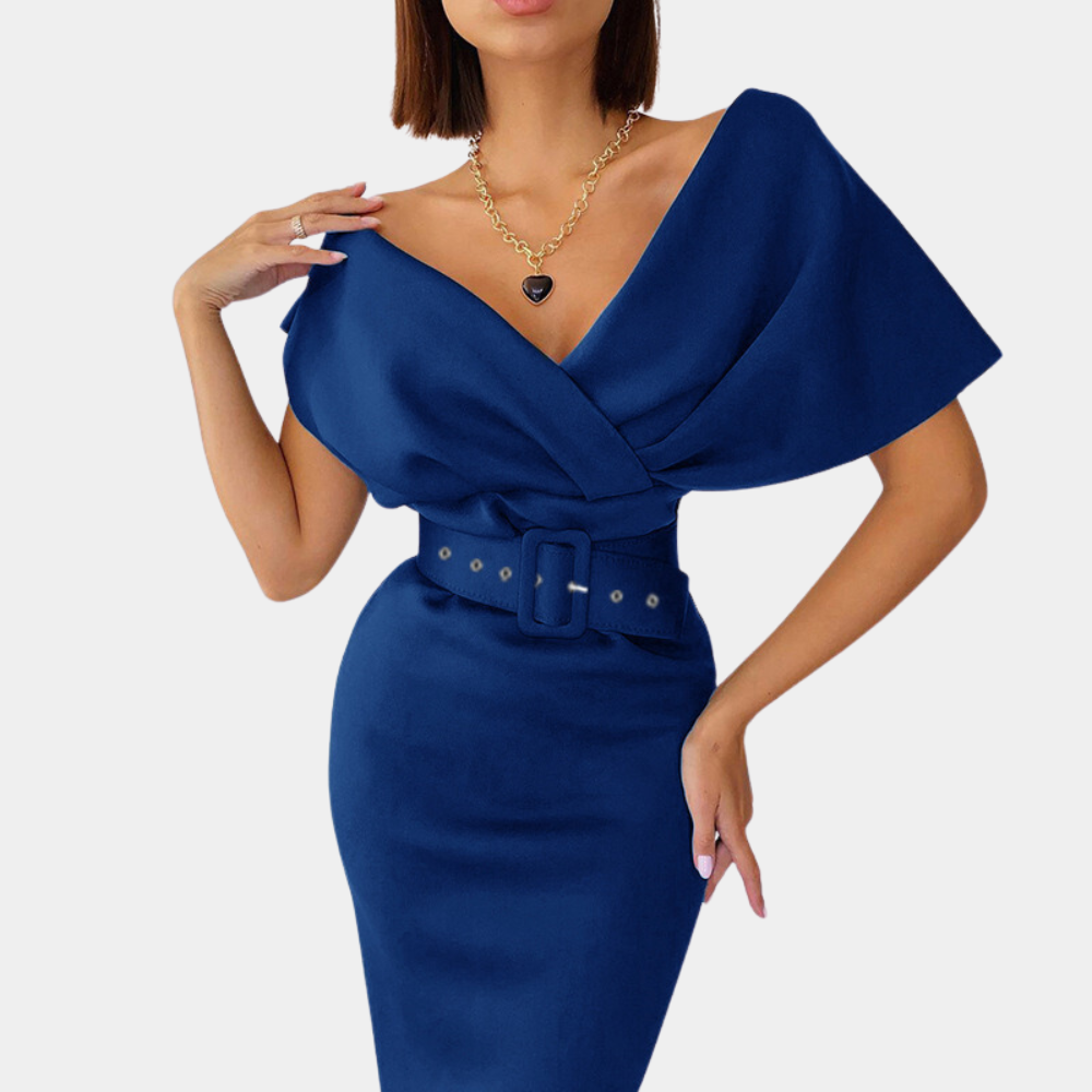 Elegantes schulterfreies Abendkleid für Frauen