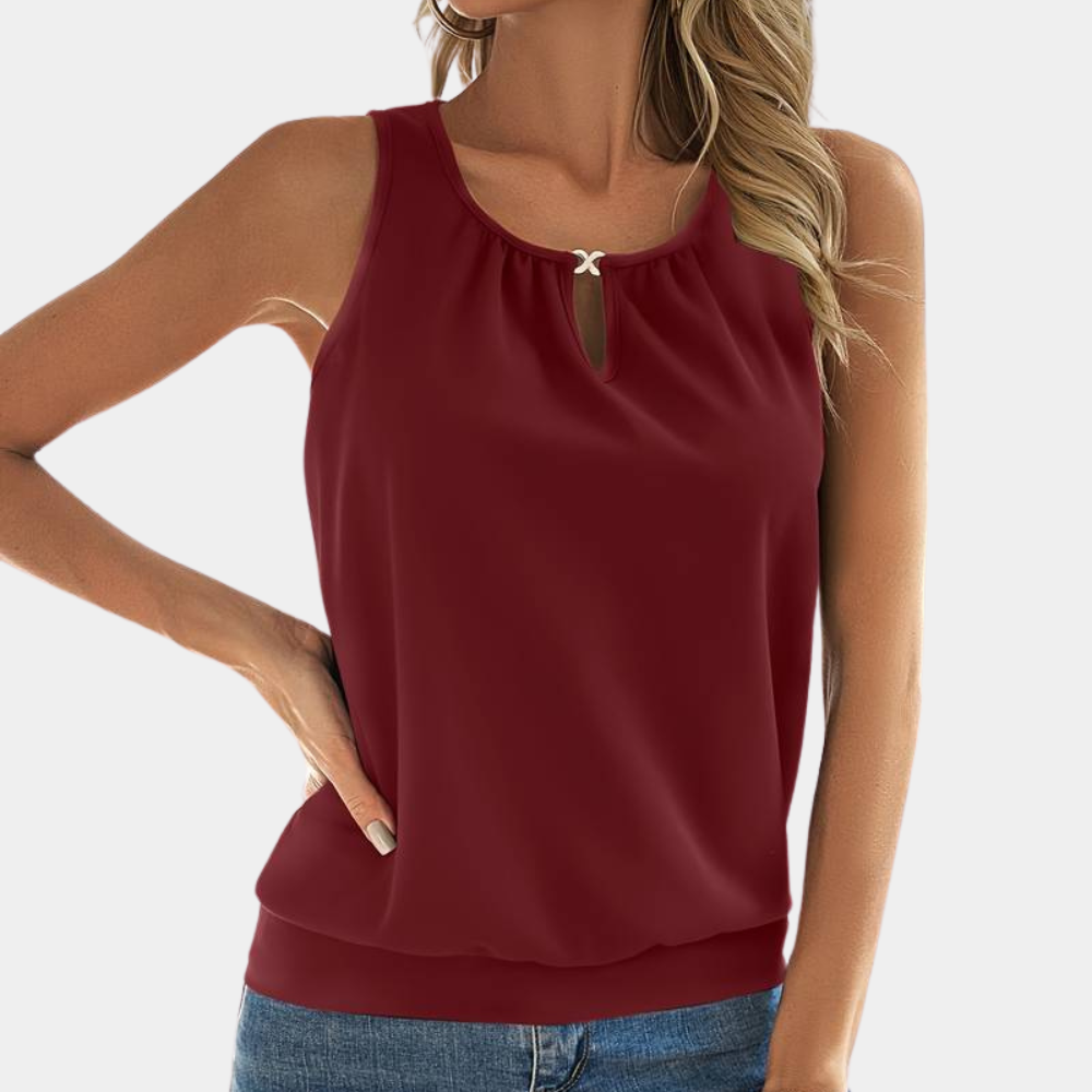 Mallory - Ärmellose Bluse - Einfach & vielseitig