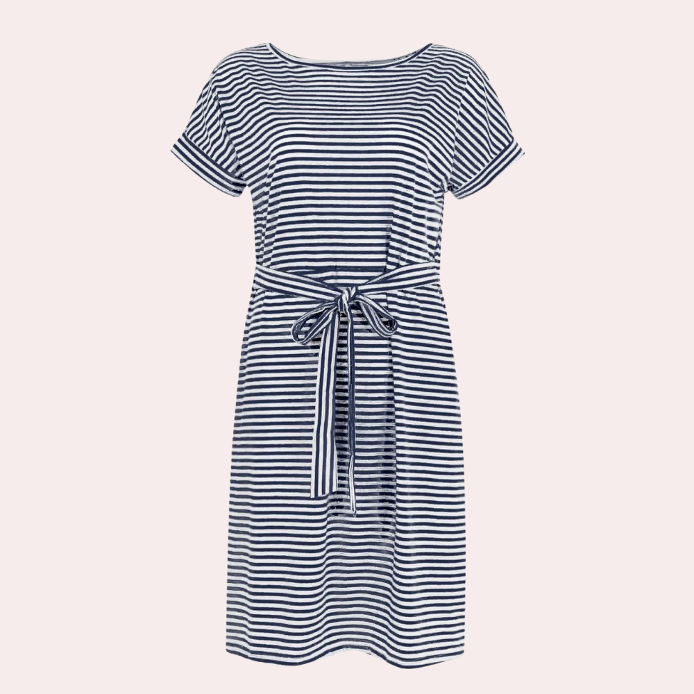 Gestreiftes Freizeitkleid für Frauen
