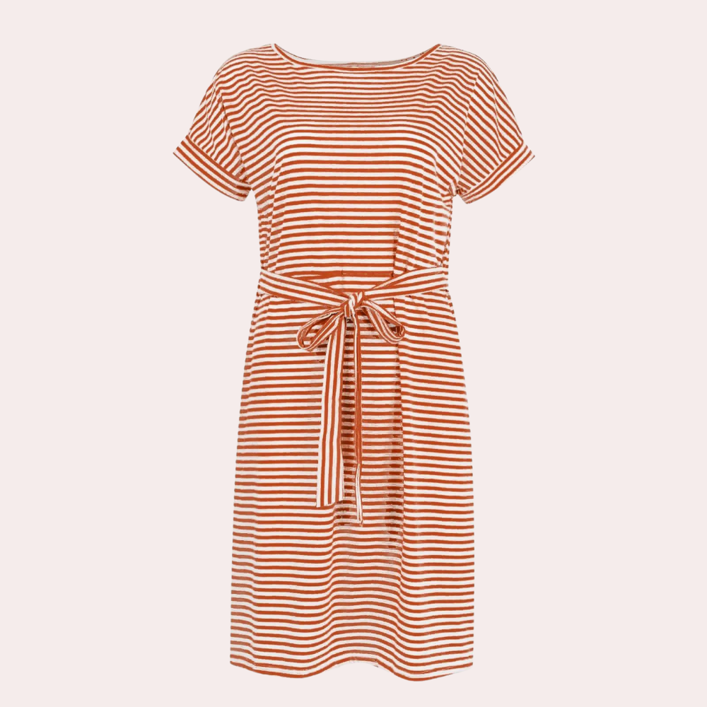 Gestreiftes Freizeitkleid für Frauen
