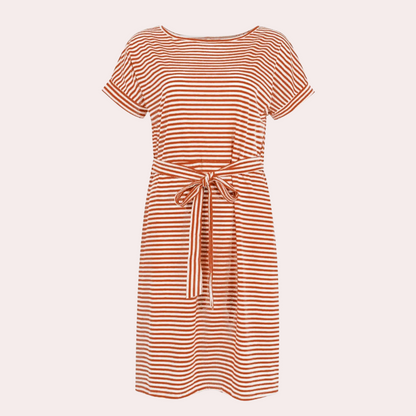 Gestreiftes Freizeitkleid für Frauen