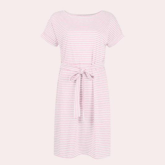 Gestreiftes Freizeitkleid für Frauen