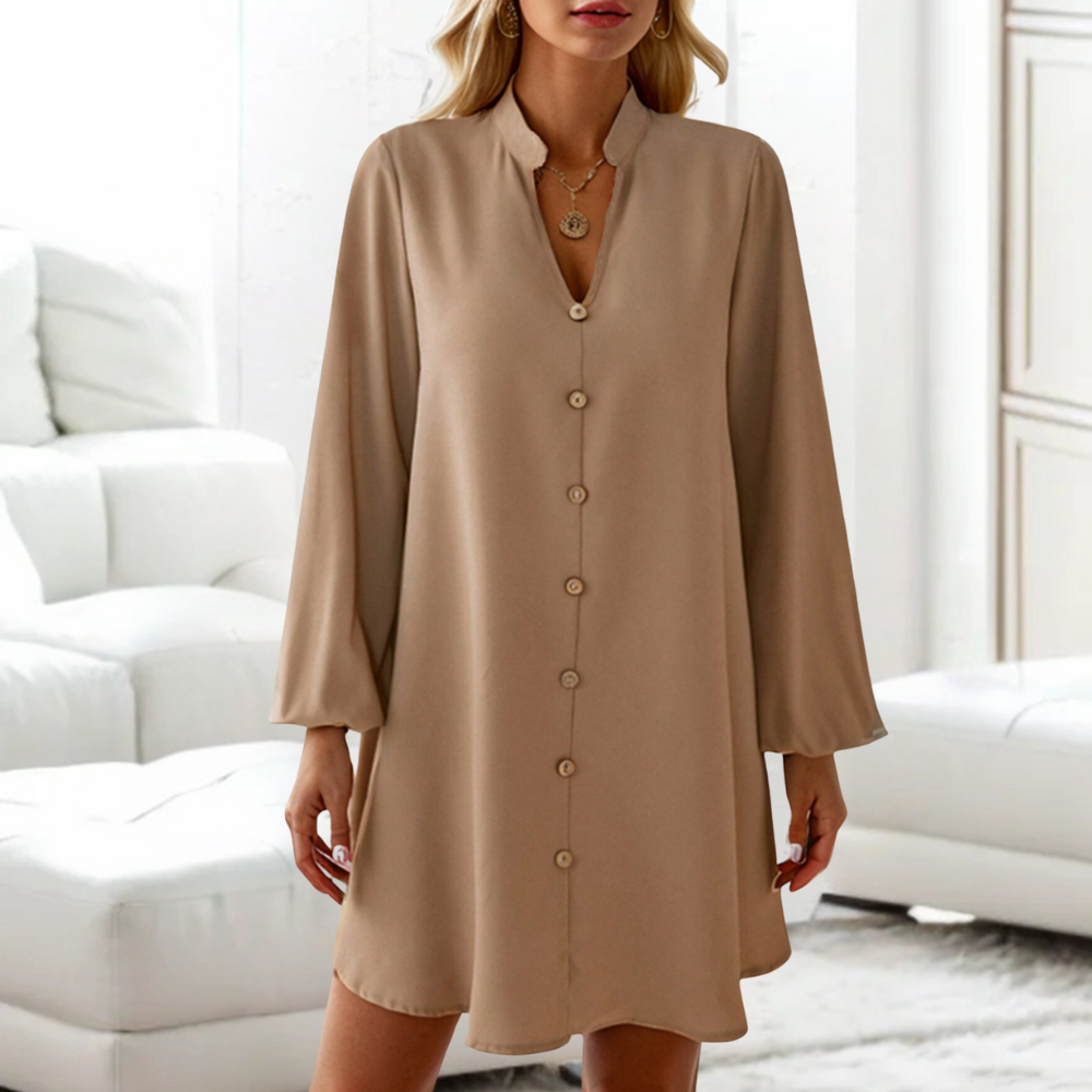 Schlichtes und locker sitzendes Kleid für Frauen