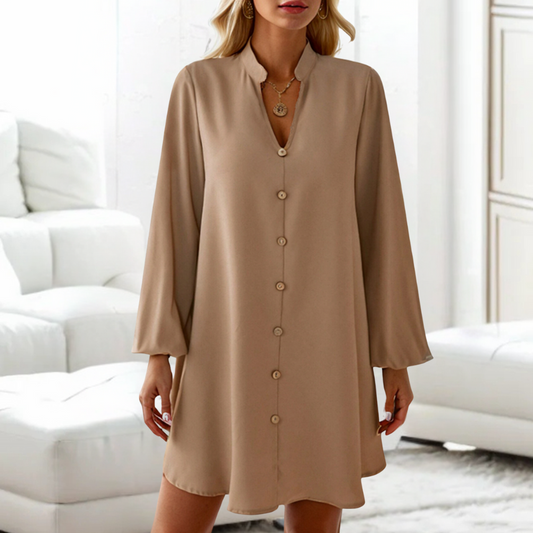 Schlichtes und locker sitzendes Kleid für Frauen