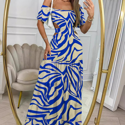 Modisches schulterfreies Kleid für Frauen