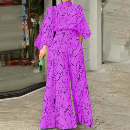 Modischer langärmeliger Jumpsuit für Frauen