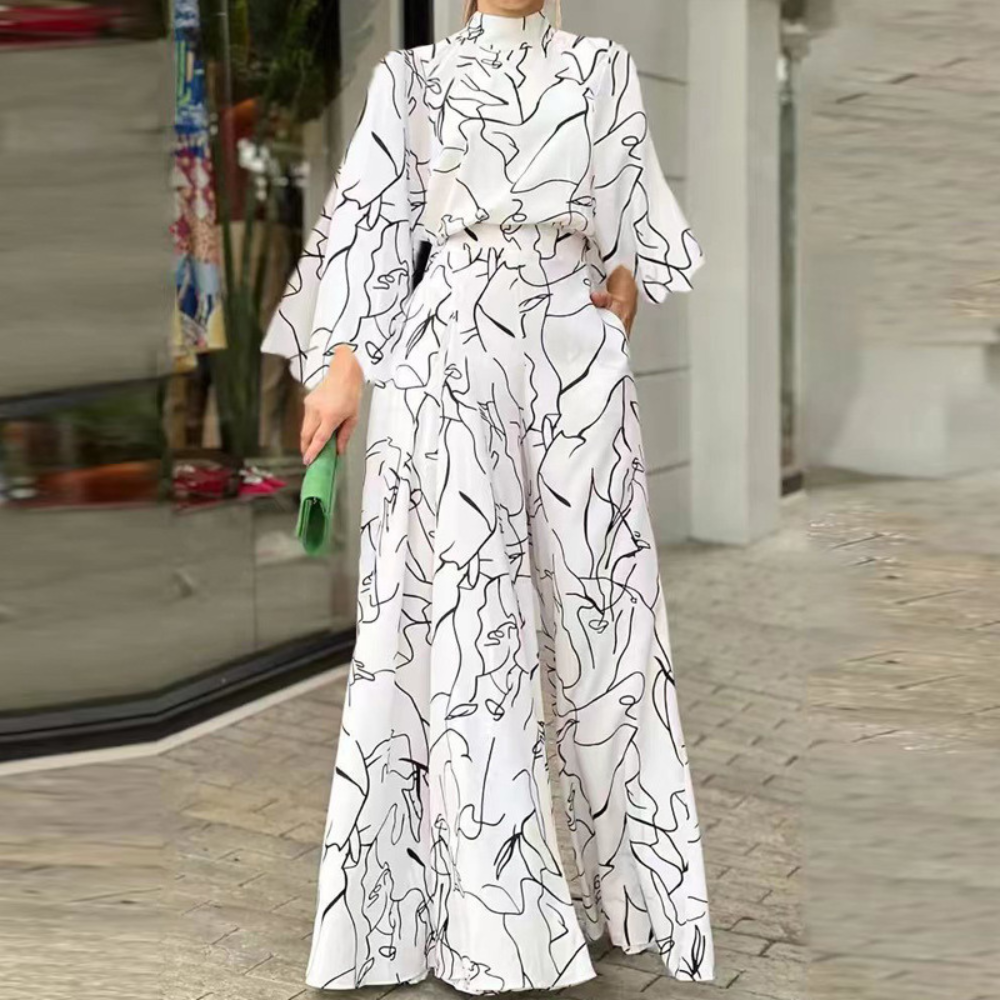 Modischer langärmeliger Jumpsuit für Frauen