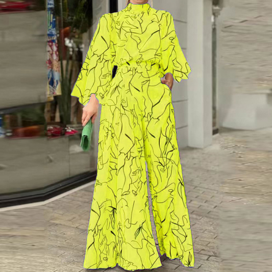 Modischer langärmeliger Jumpsuit für Frauen