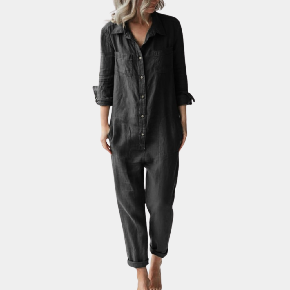 Langärmeliger Freizeit-Overall für Frauen