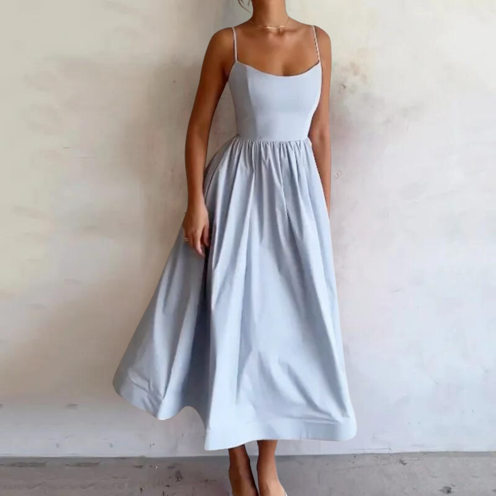 Tamara - Stylisches ärmelloses Maxikleid für Frauen