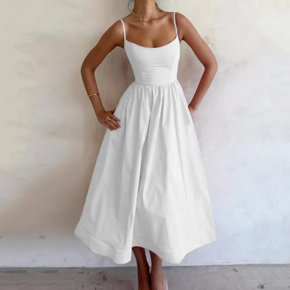 Tamara - Stylisches ärmelloses Maxikleid für Frauen
