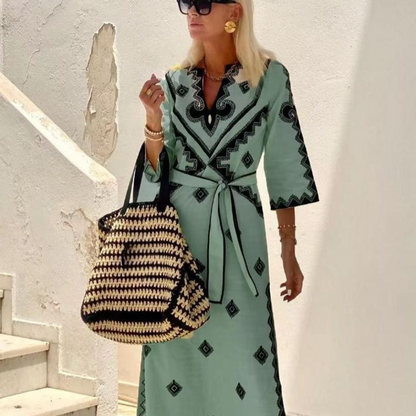 Jessica - Modisches Kleid mit Gürtel für Damen