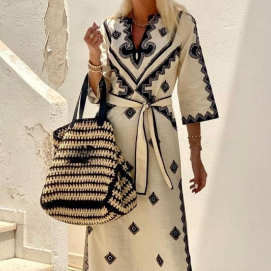 Jessica - Modisches Kleid mit Gürtel für Damen