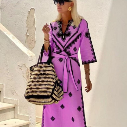 Jessica - Modisches Kleid mit Gürtel für Damen