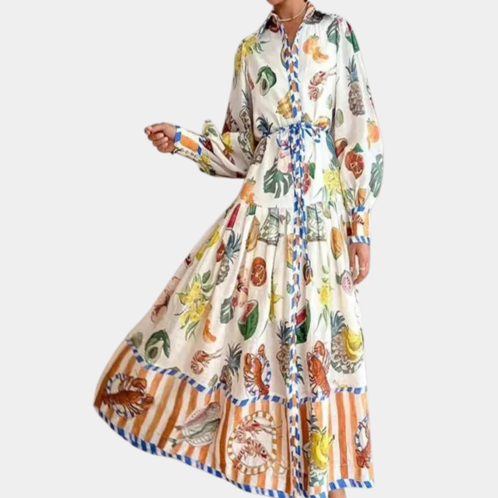 Adalia - Stilvolles und farbenfrohes Kleid für Frauen