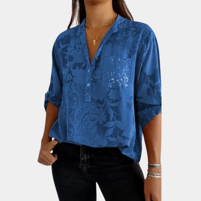 Edith - Bluse mit verstellbaren Ärmeln für Frauen