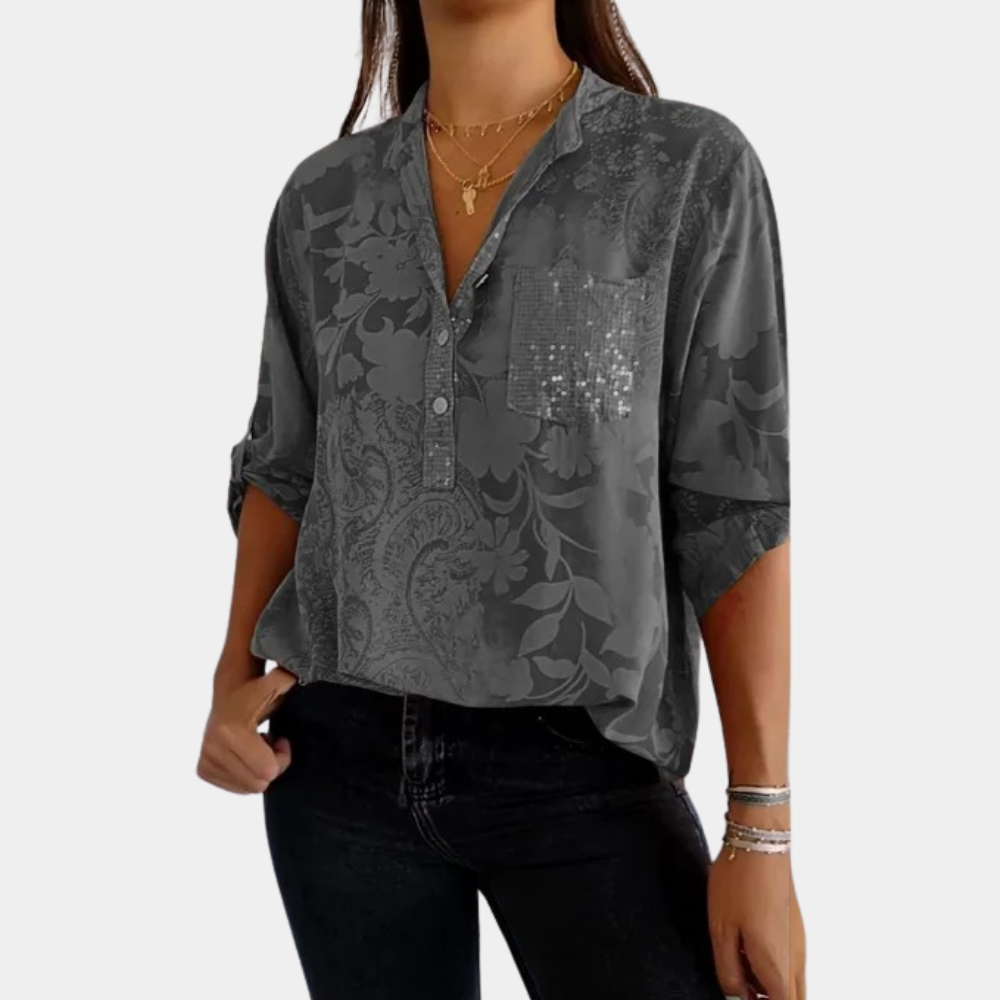 Edith - Bluse mit verstellbaren Ärmeln für Frauen