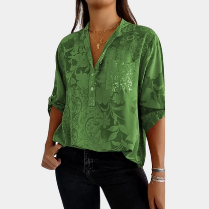 Edith - Bluse mit verstellbaren Ärmeln für Frauen