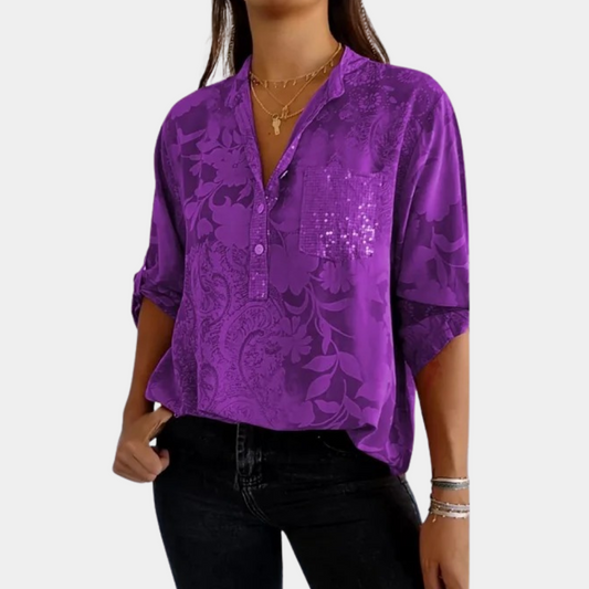 Edith - Bluse mit verstellbaren Ärmeln für Frauen