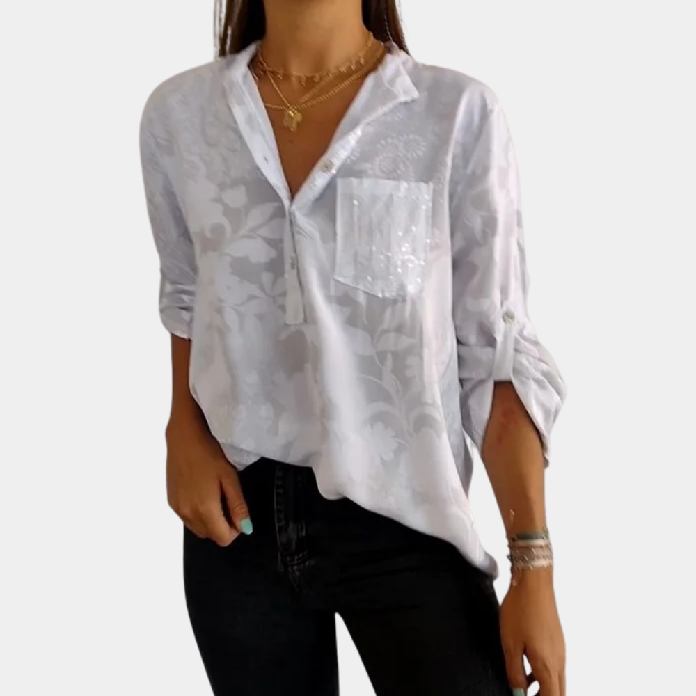 Edith - Bluse mit verstellbaren Ärmeln für Frauen