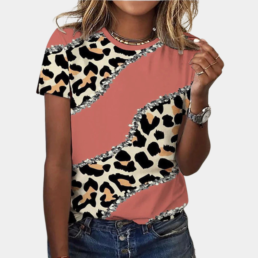 Brenda - Bedrucktes T-Shirt für Frauen - Stylisch & bequem