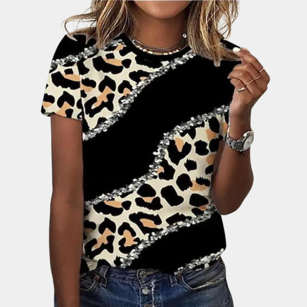 Brenda - Bedrucktes T-Shirt für Frauen - Stylisch & bequem