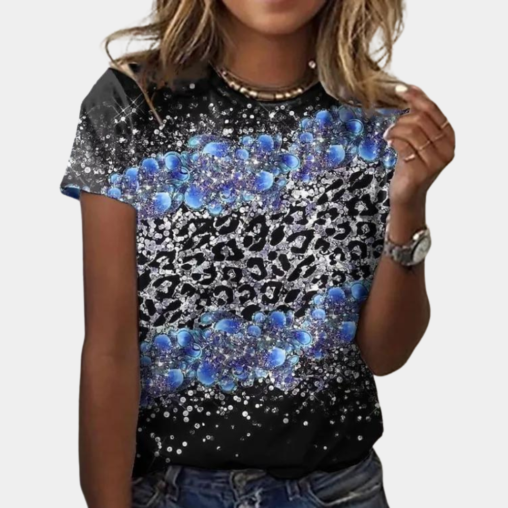 Brenda - Bedrucktes T-Shirt für Frauen - Stylisch & bequem