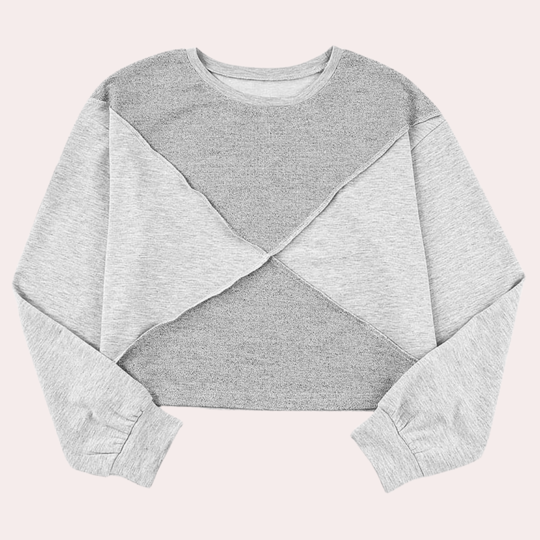 Joanie - Damen-Oberteil im Patchwork-Stil