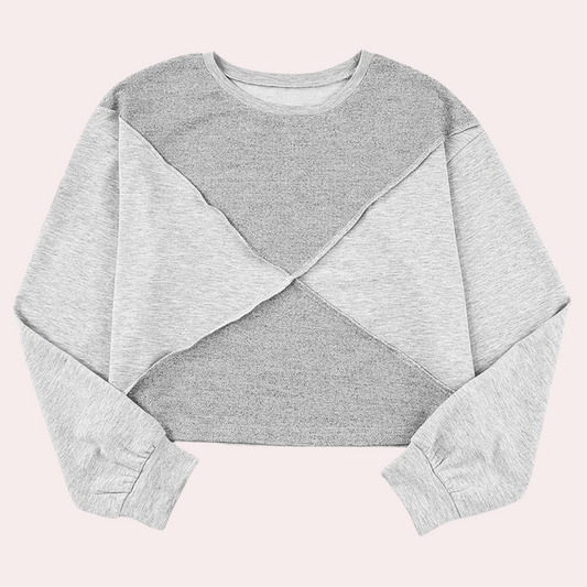 Joanie - Damen-Oberteil im Patchwork-Stil