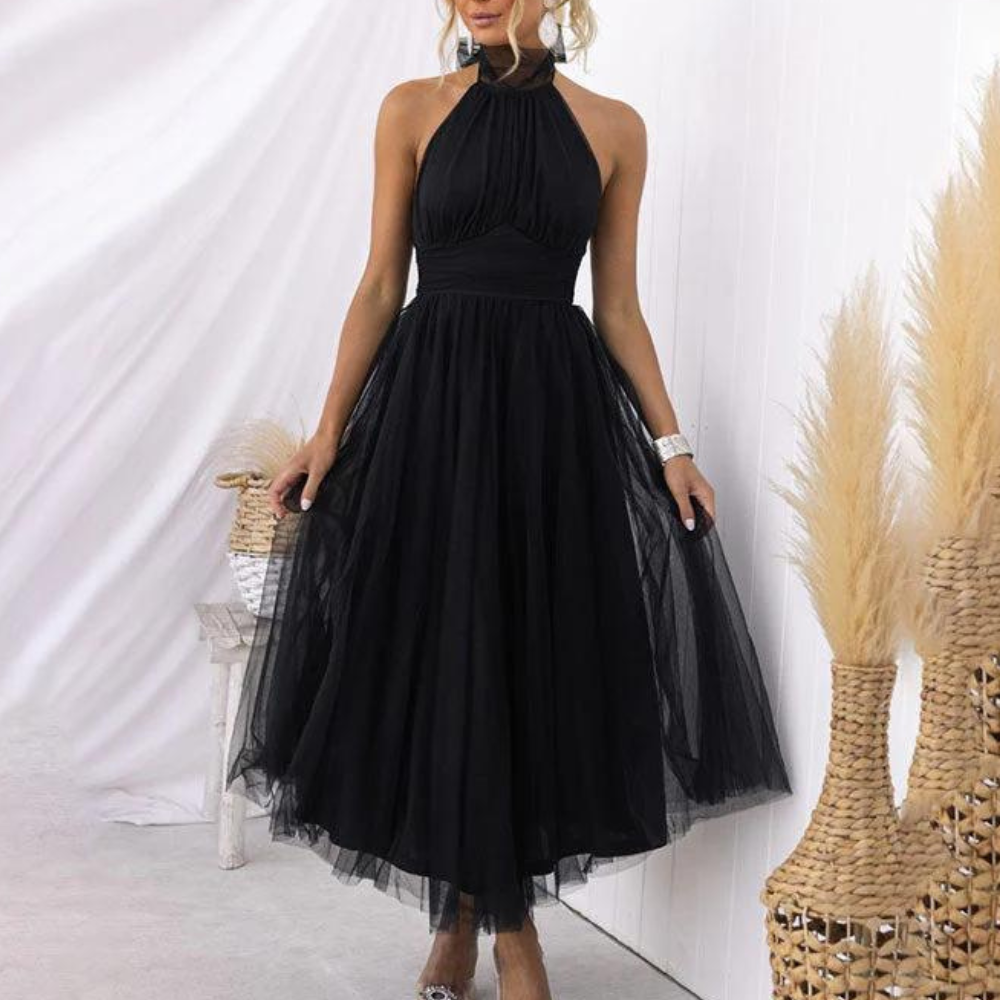 Aria - Kleid mit Rollkragen aus Mesh für Frauen
